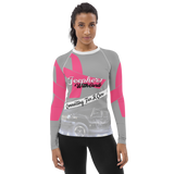 Jeephers With Curls Breast Cancer Awareness Rash Guard