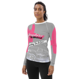 Jeephers With Curls Breast Cancer Awareness Rash Guard